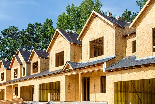 New homes being built